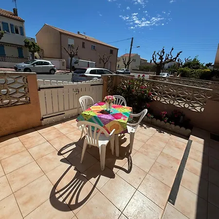 Bord De Avec Terrasse Et Parking - Le Geranium Apartmán Port-la-Nouvelle